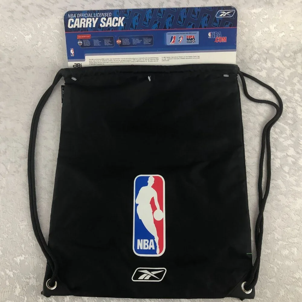 NBA Official Licensed Black Multipurpose Basketball Carry Sack NWT